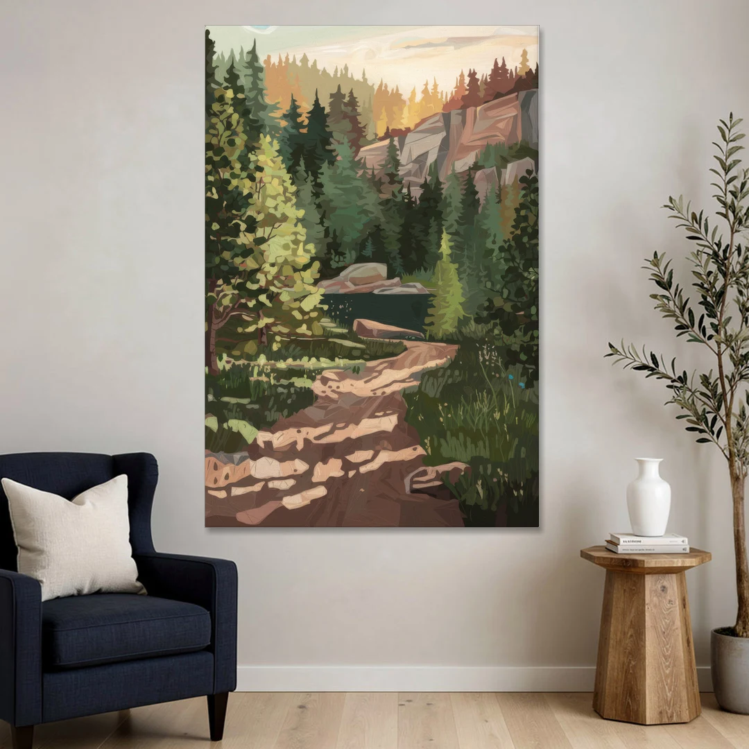 Ontario Scenic Trails - Canvas Wall Art - Sofa - 40x60