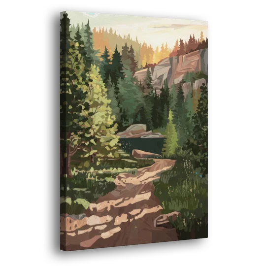 Ontario Scenic Trails - Canvas Wall Art - Side