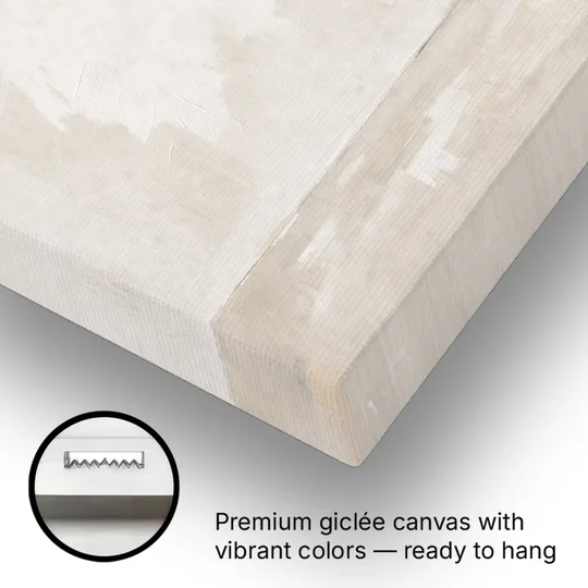 Open Book Painting on a Cream Side Chair - Canvas Wall Art - Gallery Wrap Corner