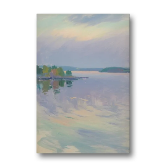 Oslo Fjord Serenity - Canvas Wall Art - Front