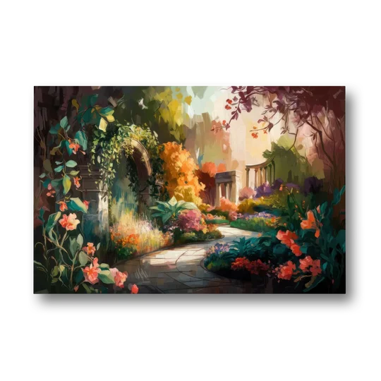 Oxford Botanical Gardens - Canvas Wall Art - Front