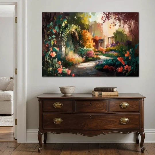 Oxford Botanical Gardens - Canvas Wall Art - Coffee Table - 60x40