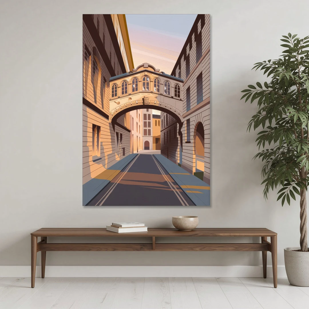 Oxford Bridge of Sighs - Canvas Wall Art - Coffee Table - 40x60