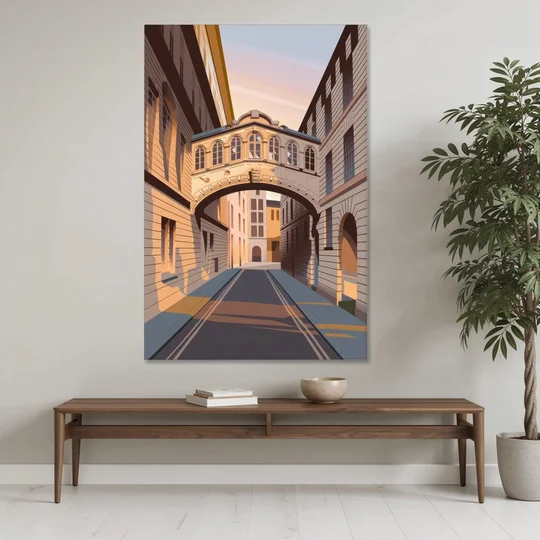 Oxford Bridge of Sighs - Canvas Wall Art - Coffee Table - 40x60
