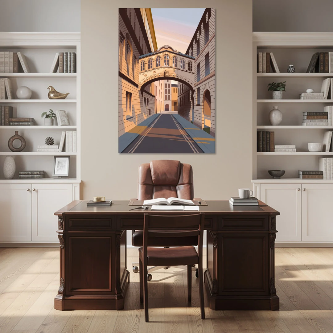 Oxford Bridge of Sighs - Canvas Wall Art - Office - 40x60
