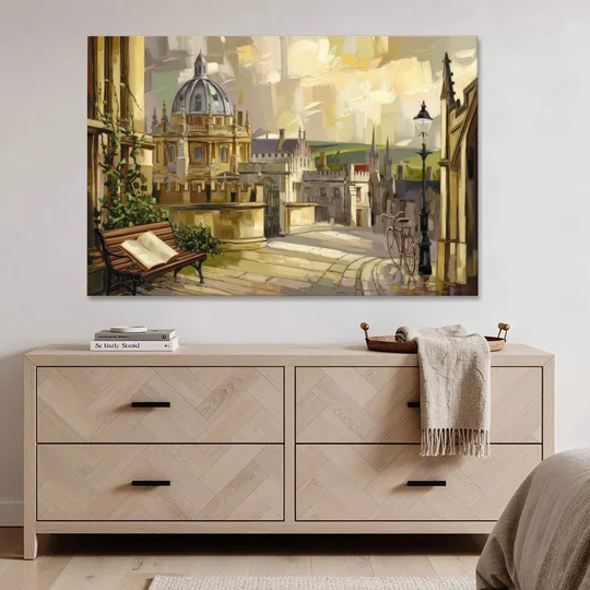 Oxford University Charm - Canvas Wall Art - Coffee Table - 60x40