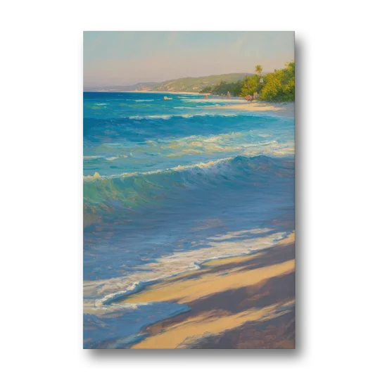 Palancar Beach Waters - Canvas Wall Art - Front