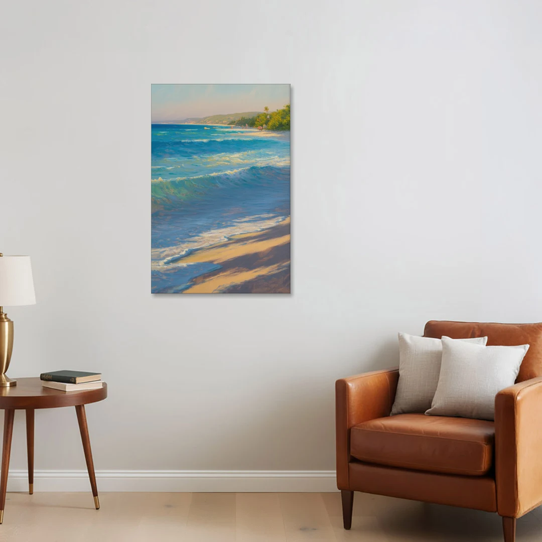 Palancar Beach Waters - Canvas Wall Art - Sofa - 24x36
