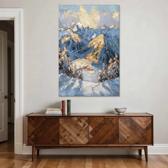 Park City Mountain Views - Canvas Wall Art - Coffee Table - 40x60