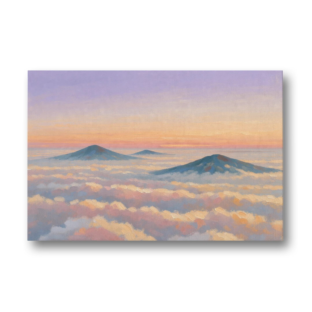 Peaceful Wall Art for Bedroom Twilight Summits - Canvas Wall Art - Front