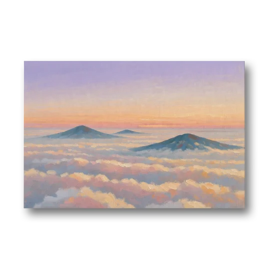 Peaceful Wall Art for Bedroom Twilight Summits - Canvas Wall Art - Front
