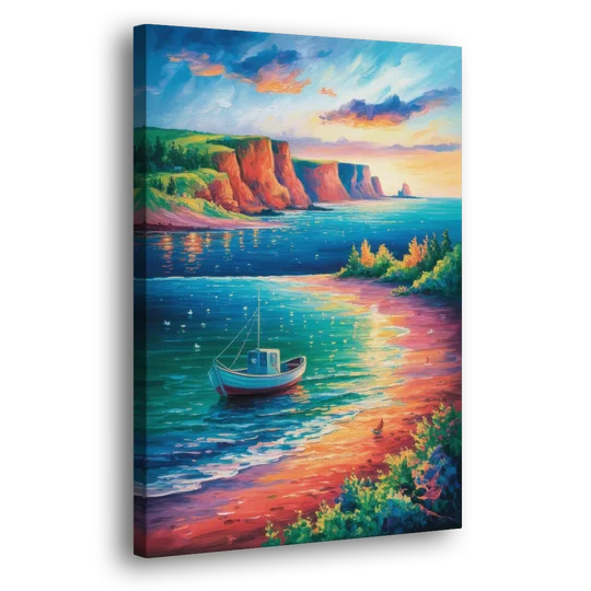 PEI Coastal Charm - Canvas Wall Art - Side