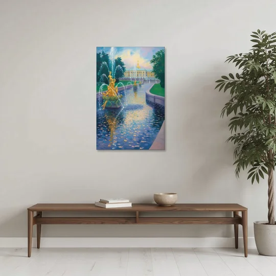Peterhof Grandeur - Canvas Wall Art - Coffee Table - 24x36