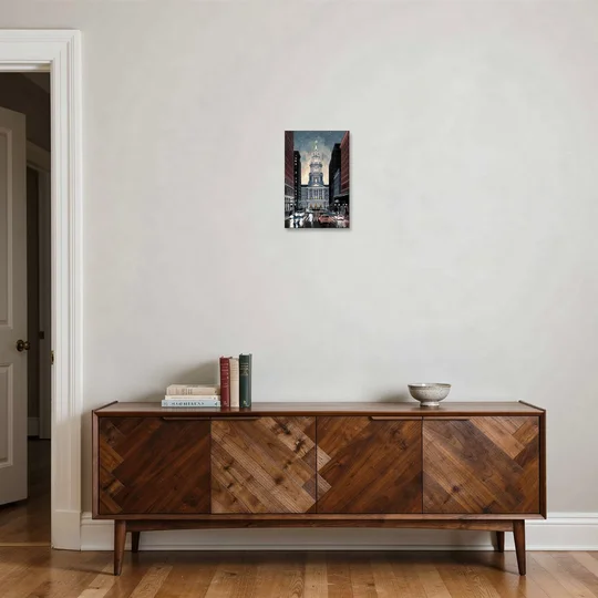 Philadelphia City Hall - Canvas Wall Art - Coffee Table - 12x18