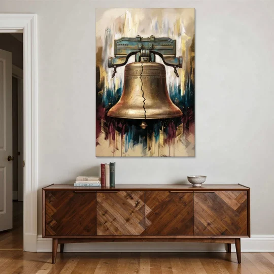 Philadelphia Liberty Bell - Canvas Wall Art - Coffee Table - 40x60