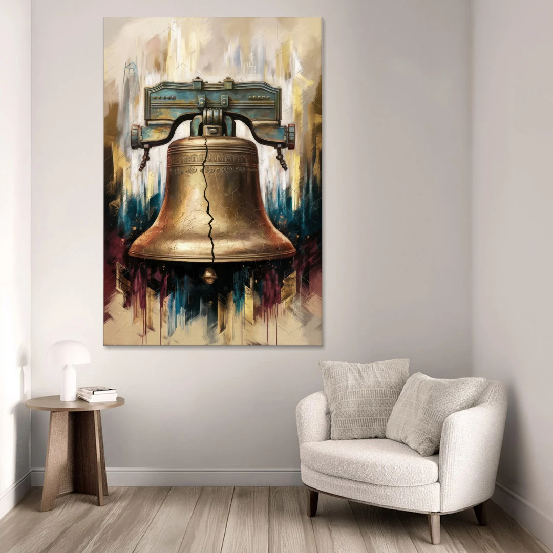 Philadelphia Liberty Bell - Canvas Wall Art - Sofa - 40x60