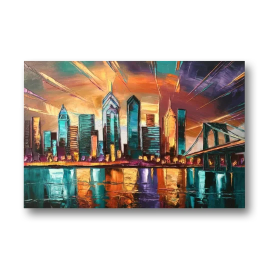 Philadelphia Mural Art - Canvas Wall Art - Front