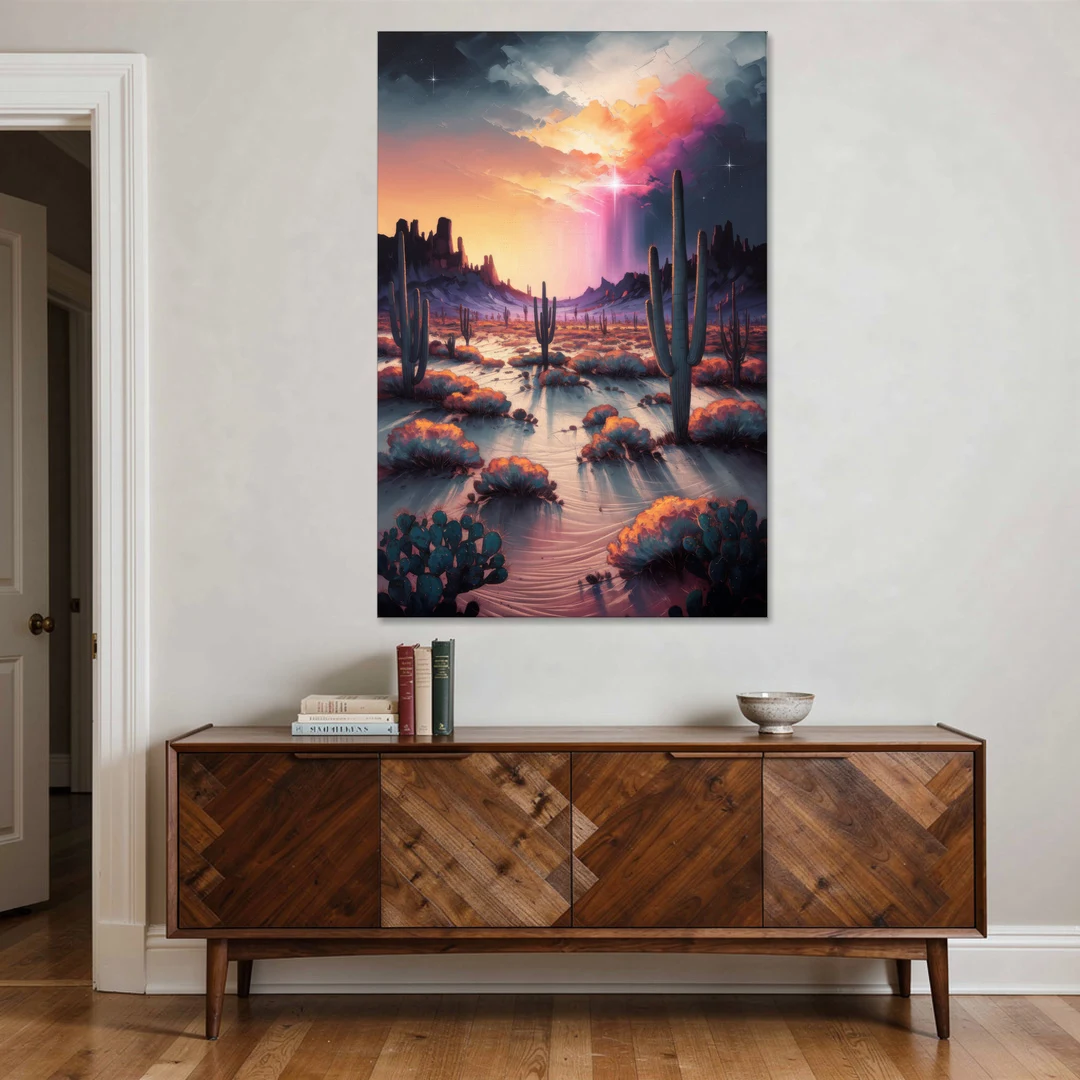 Phoenix Desert Twilight Glow - Canvas Wall Art - Coffee Table - 40x60