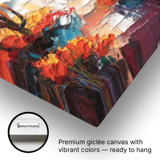 Phoenix Mountain Horizon - Canvas Wall Art - Gallery Wrap Corner