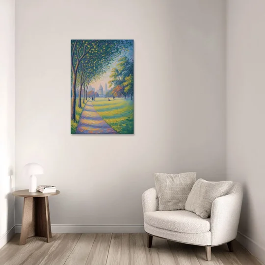 Phoenix Park Tranquility - Canvas Wall Art - Sofa - 24x36