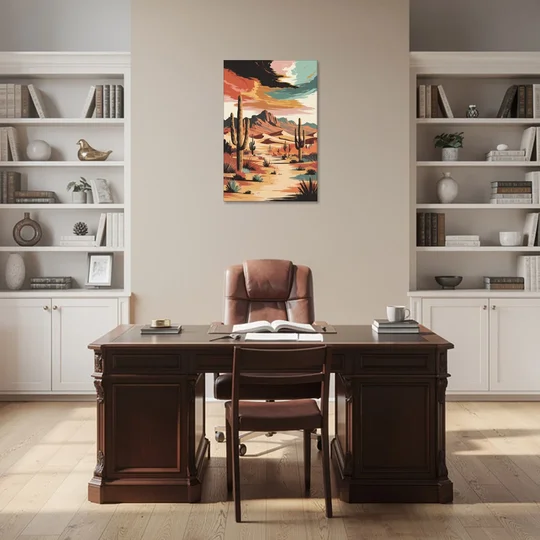 Phoenix Scenic Desert Beauty - Canvas Wall Art - Office - 24x36
