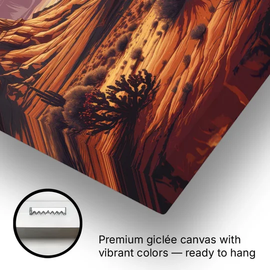 Phoenix Southwest Charm - Canvas Wall Art - Gallery Wrap Corner