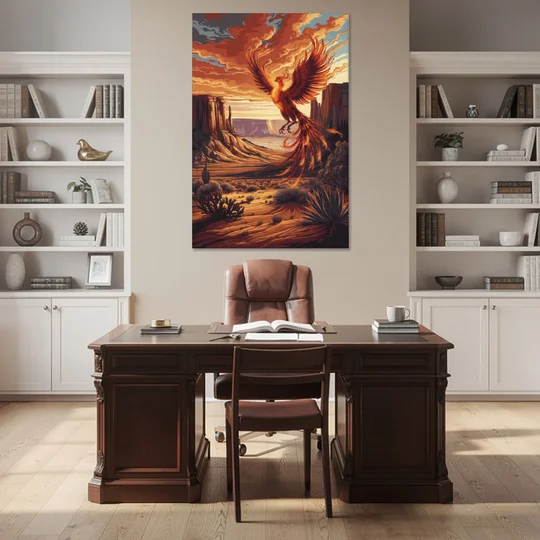 Phoenix Southwest Charm - Canvas Wall Art - Office - 40x60