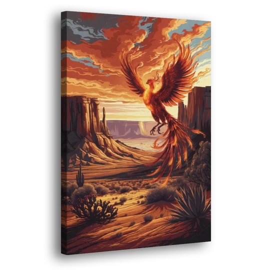 Phoenix Southwest Charm - Canvas Wall Art - Side