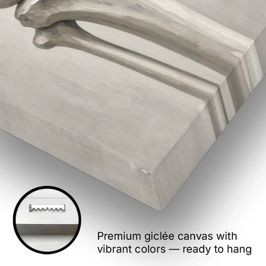 Physical Therapy Wall Art of the Knee Joint - Canvas Wall Art - Gallery Wrap Corner