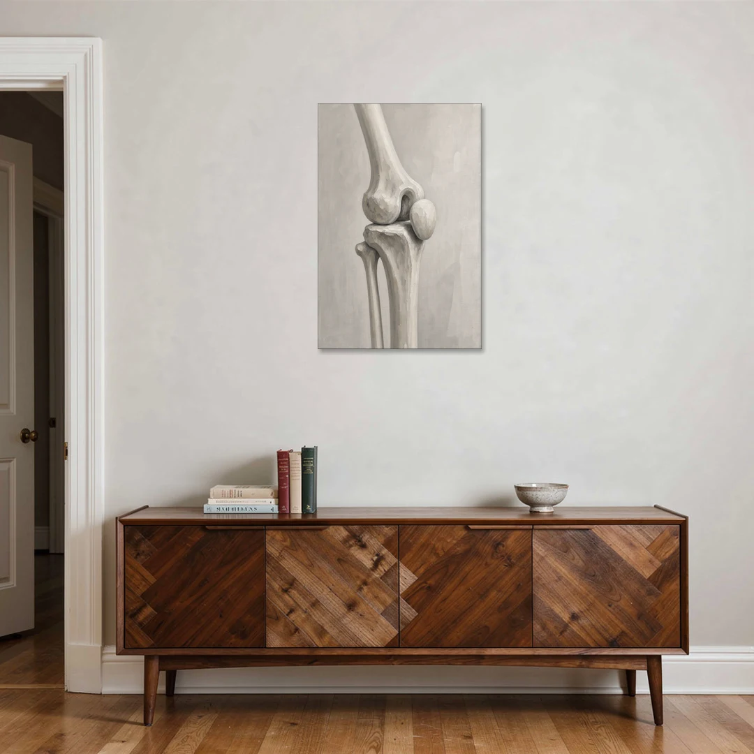 Physical Therapy Wall Art of the Knee Joint - Canvas Wall Art - Coffee Table - 24x36