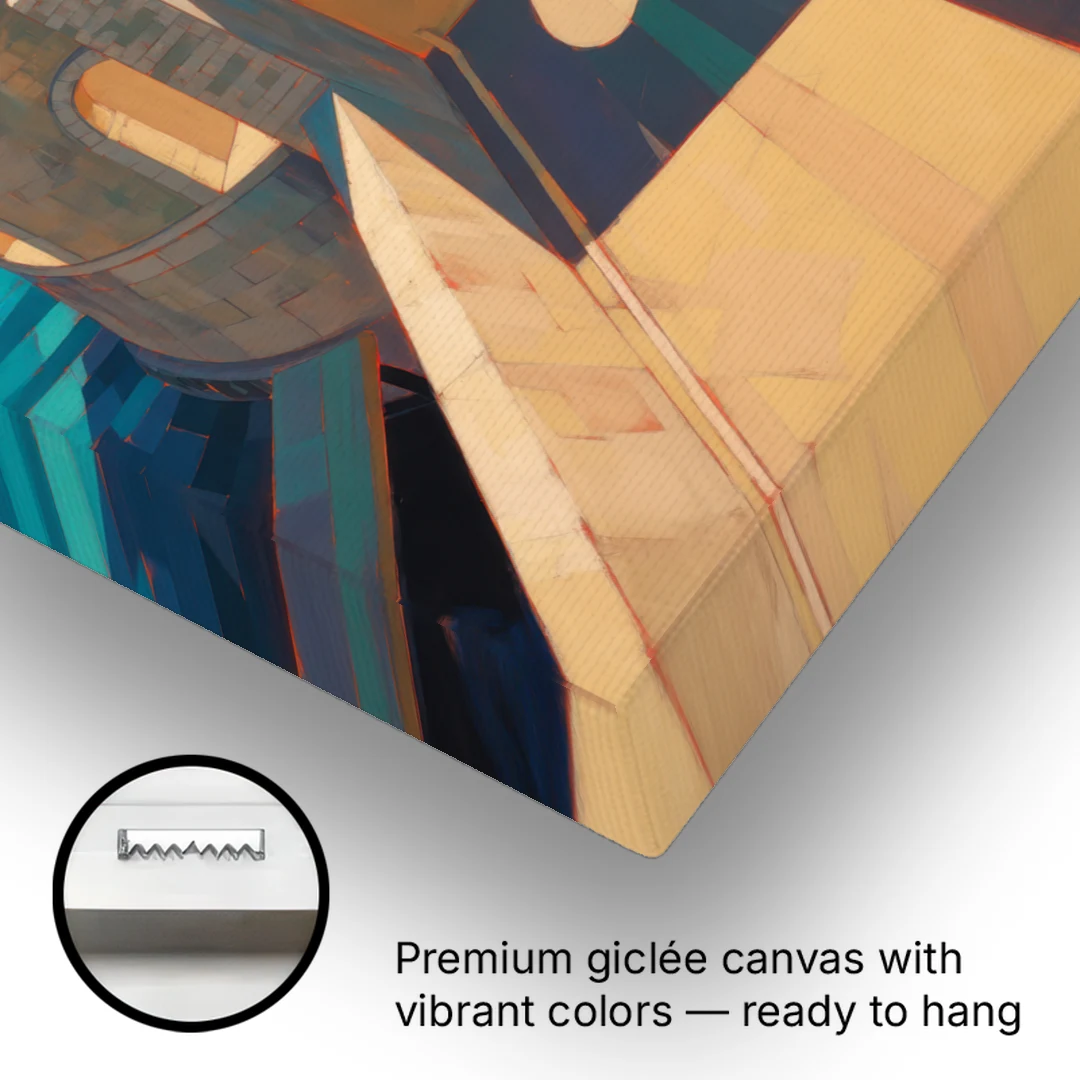 Pile Gate Majesty - Canvas Wall Art - Gallery Wrap Corner
