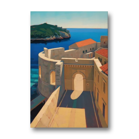 Pile Gate Majesty - Canvas Wall Art - Front
