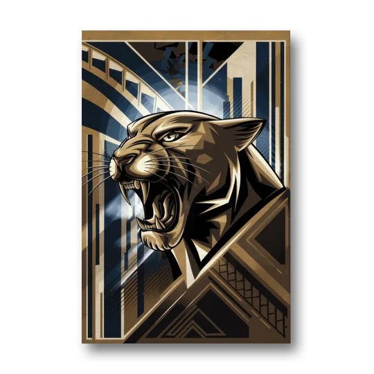 Pittsburgh Panthers Spirit - Canvas Wall Art - Front