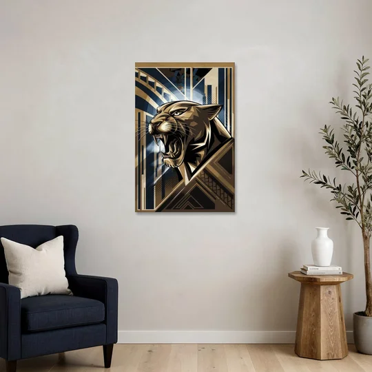 Pittsburgh Panthers Spirit - Canvas Wall Art - Sofa - 24x36