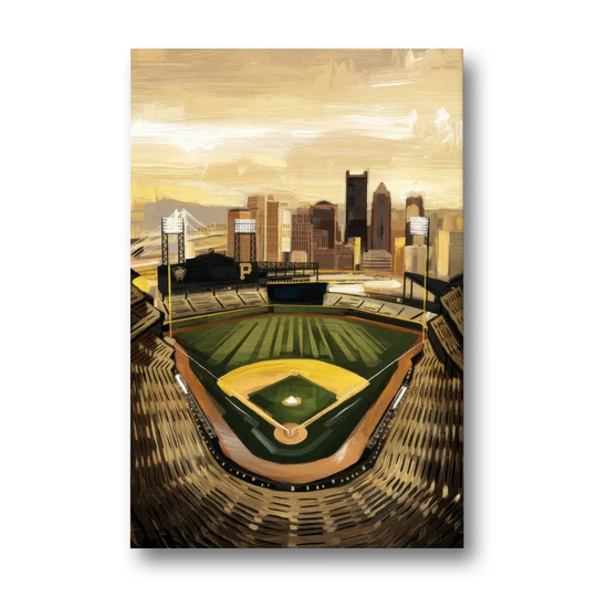 Pittsburgh Pirates Heritage - Canvas Wall Art - Front