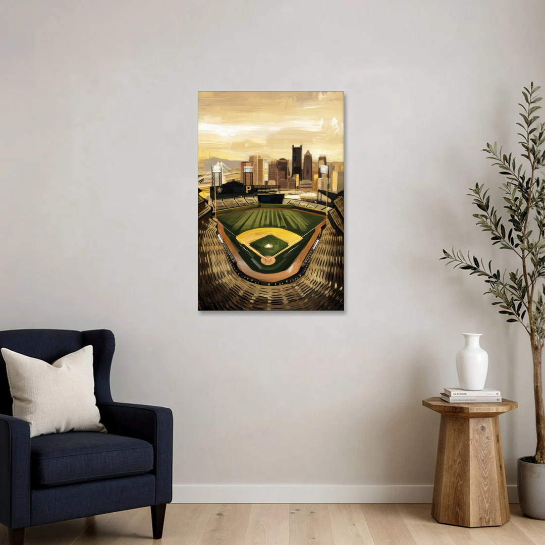 Pittsburgh Pirates Heritage - Canvas Wall Art - Sofa - 24x36