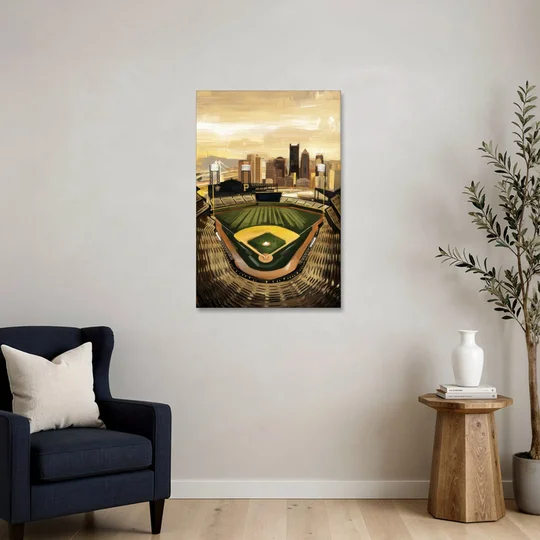 Pittsburgh Pirates Heritage - Canvas Wall Art - Sofa - 24x36
