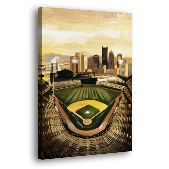 Pittsburgh Pirates Heritage - Canvas Wall Art - Side