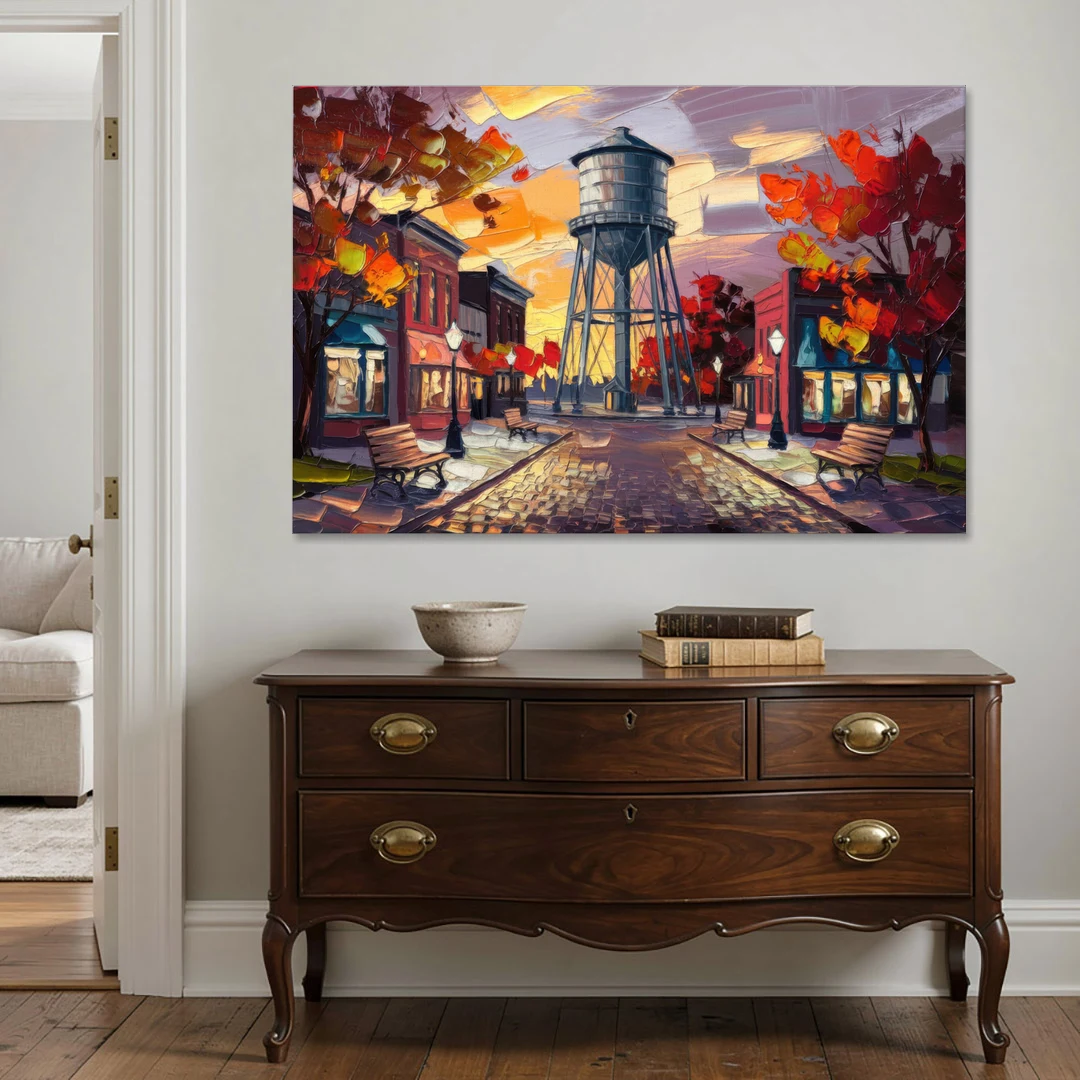 Plano Local Landmarks - Canvas Wall Art - Coffee Table - 60x40