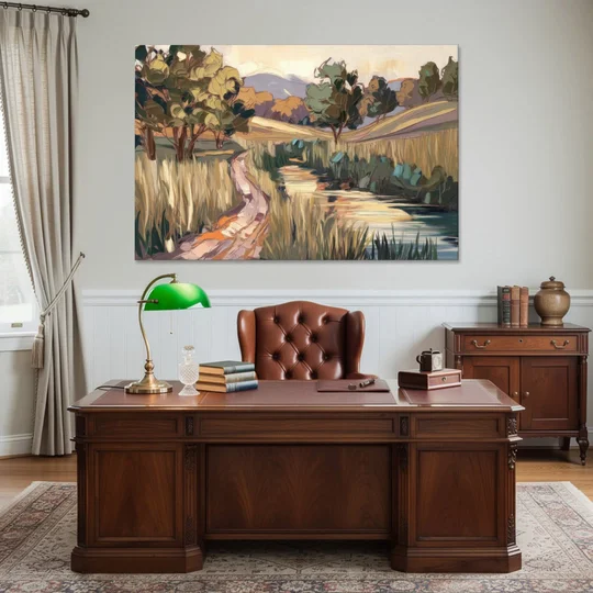 Plano Nature Trails - Canvas Wall Art - Office - 60x40