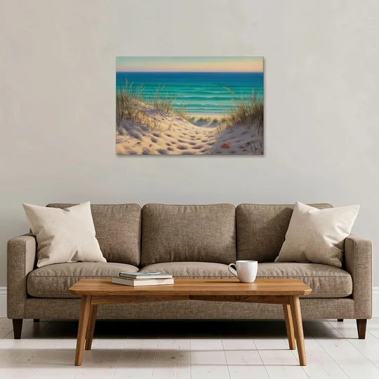 Playa Marlín Dunes - Canvas Wall Art - Sofa - 36x24