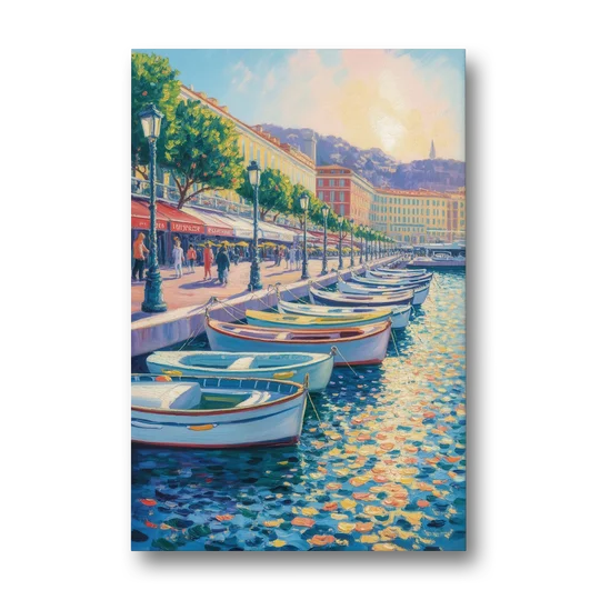 Port of Nice - Canvas Wall Art - Front