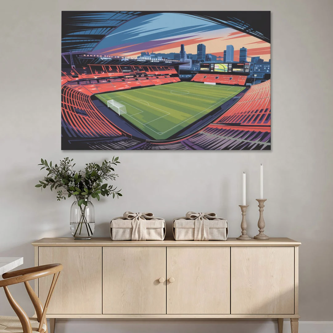 Portland Timbers Stadium View - Canvas Wall Art - Coffee Table - 60x40