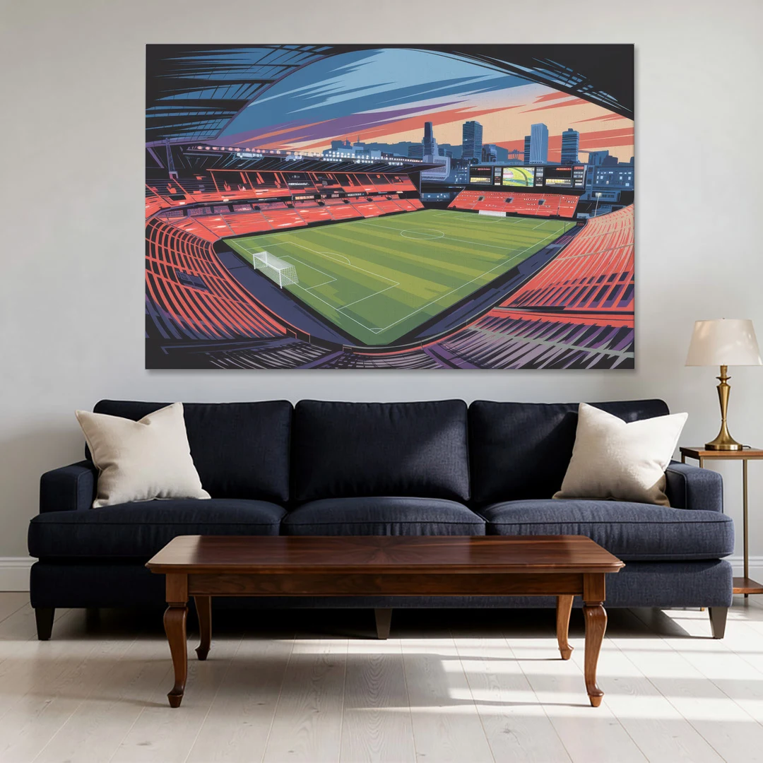 Portland Timbers Stadium View - Canvas Wall Art - Sofa - 60x40