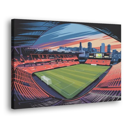 Portland Timbers Stadium View - Canvas Wall Art - Side