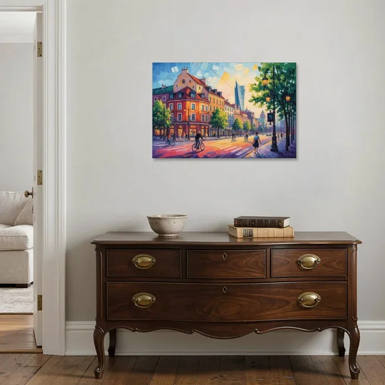 Praga District Vibe - Canvas Wall Art - Coffee Table - 36x24