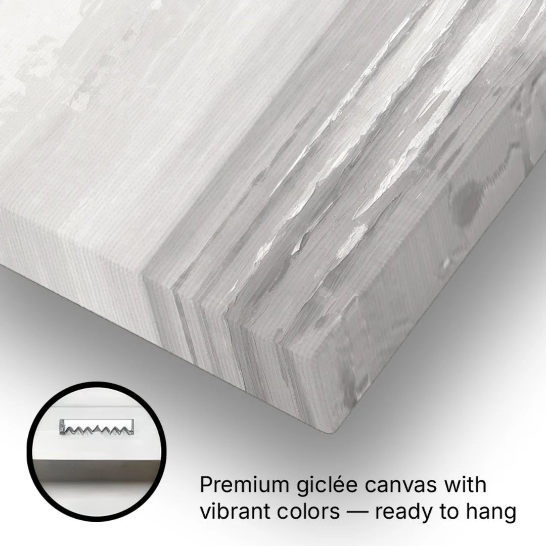 Professional Office Wall Art Ivory Light at Sea - Canvas Wall Art - Gallery Wrap Corner