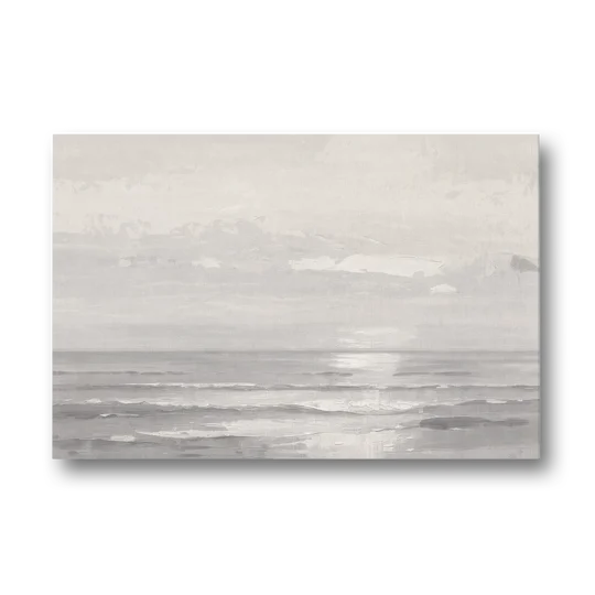 Professional Office Wall Art Ivory Light at Sea - Canvas Wall Art - Front