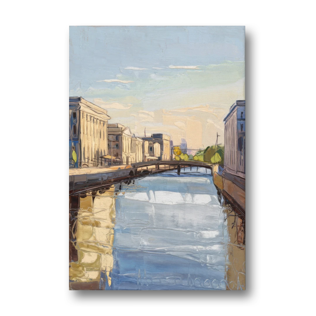 Providence Urban Landscape - Canvas Wall Art - Front