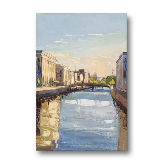 Providence Urban Landscape - Canvas Wall Art - Front